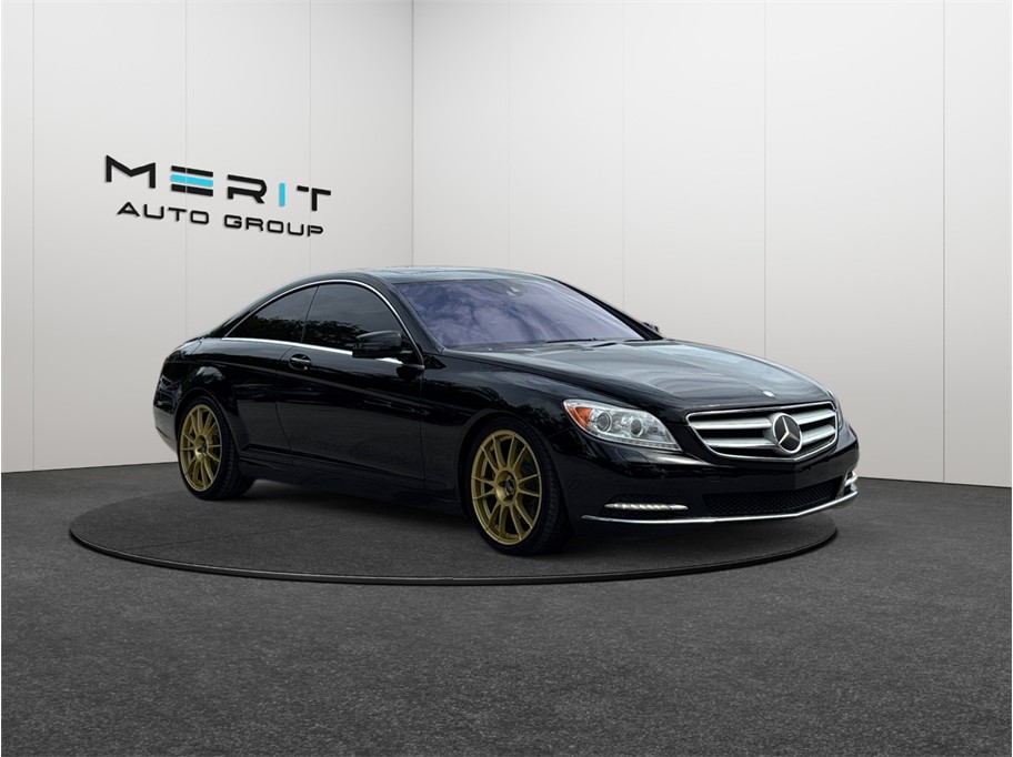 Black 2012 Mercedes-Benz CL-Class CL 550 4MATIC Coupe All-Wheel Drive 7-Speed Automatic