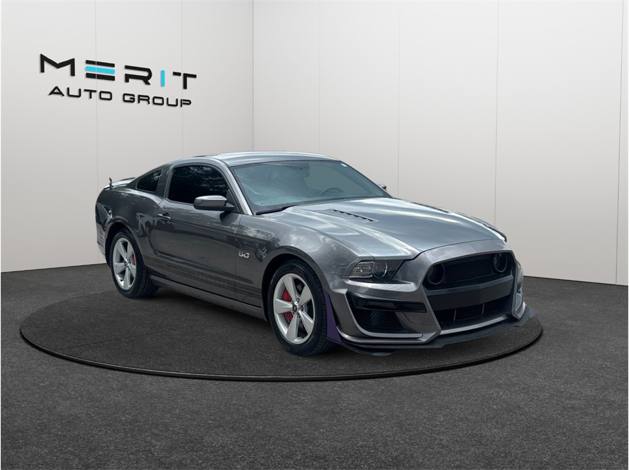 Gray 2014 Ford Mustang GT Coupe RWD Coupe Rear-Wheel Drive 6-Speed Manual