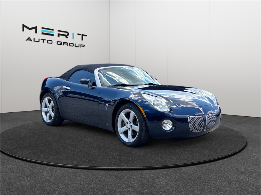 Black 2007 Pontiac Solstice Base Convertible Rear-Wheel Drive Automatic