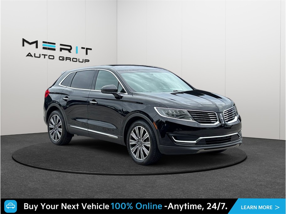 Black 2016 Lincoln MKX SUV / Crossover All-Wheel Drive 6-Speed Automatic