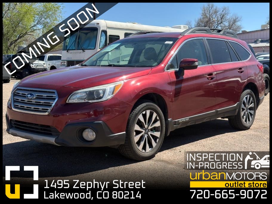 Red 2015 Subaru Outback 3.6R Limited Wagon All-Wheel Drive Continuously Variable Transmission