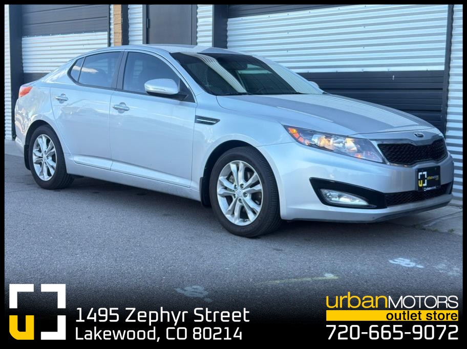 Silver 2013 Kia Optima EX Sedan Front-Wheel Drive 6-Speed Automatic