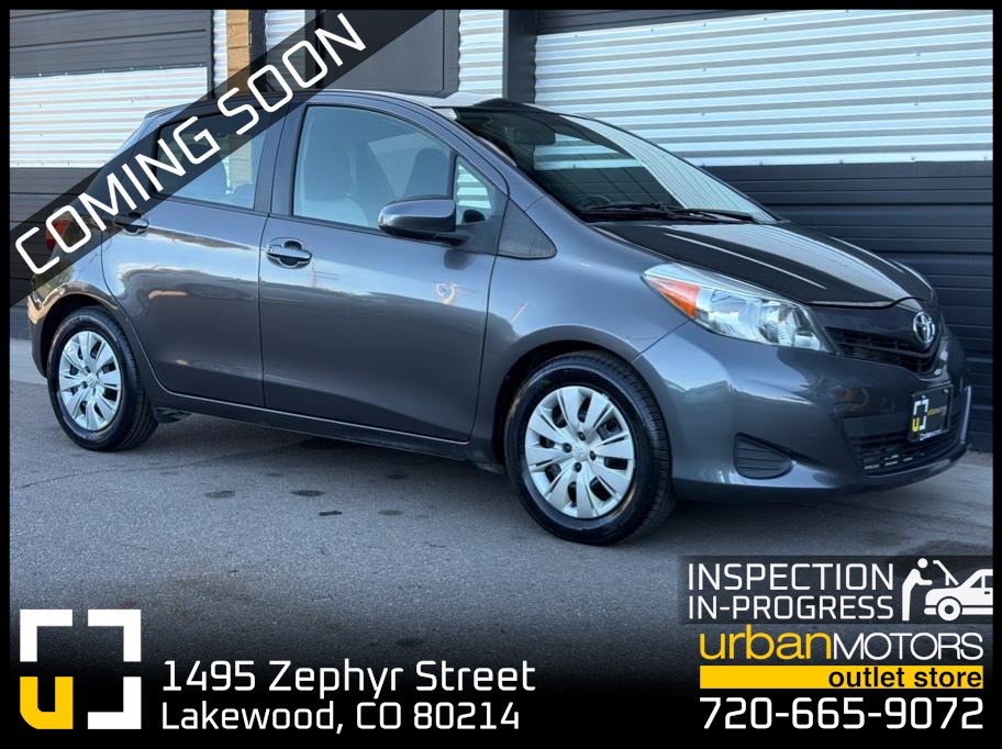Gray 2013 Toyota Yaris Hatchback Front-Wheel Drive 4-Speed Automatic