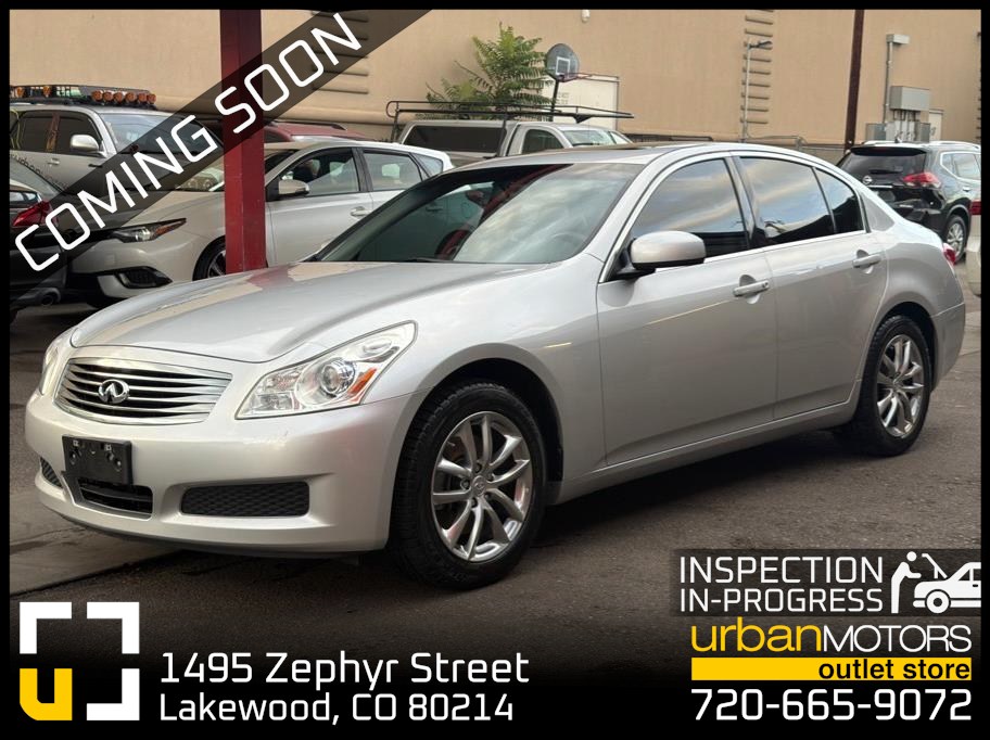 Silver 2008 INFINITI G35 Sedan All-Wheel Drive 5-Speed Automatic Overdrive