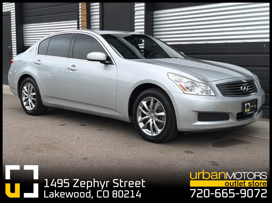 Silver 2008 INFINITI G35 Sedan All-Wheel Drive 5-Speed Automatic Overdrive