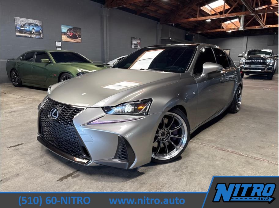 Silver 2017 Lexus IS 200t RWD Sedan Rear-Wheel Drive 8-Speed Automatic