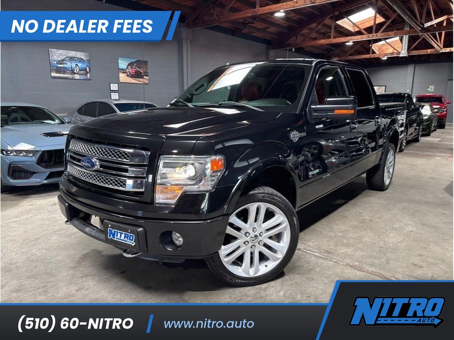 Black 2013 Ford F-150 Pickup Truck Four-Wheel Drive 6-Speed Automatic