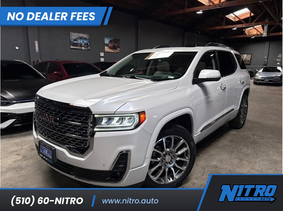White 2022 GMC Acadia SUV / Crossover Four-Wheel Drive 9-Speed Automatic
