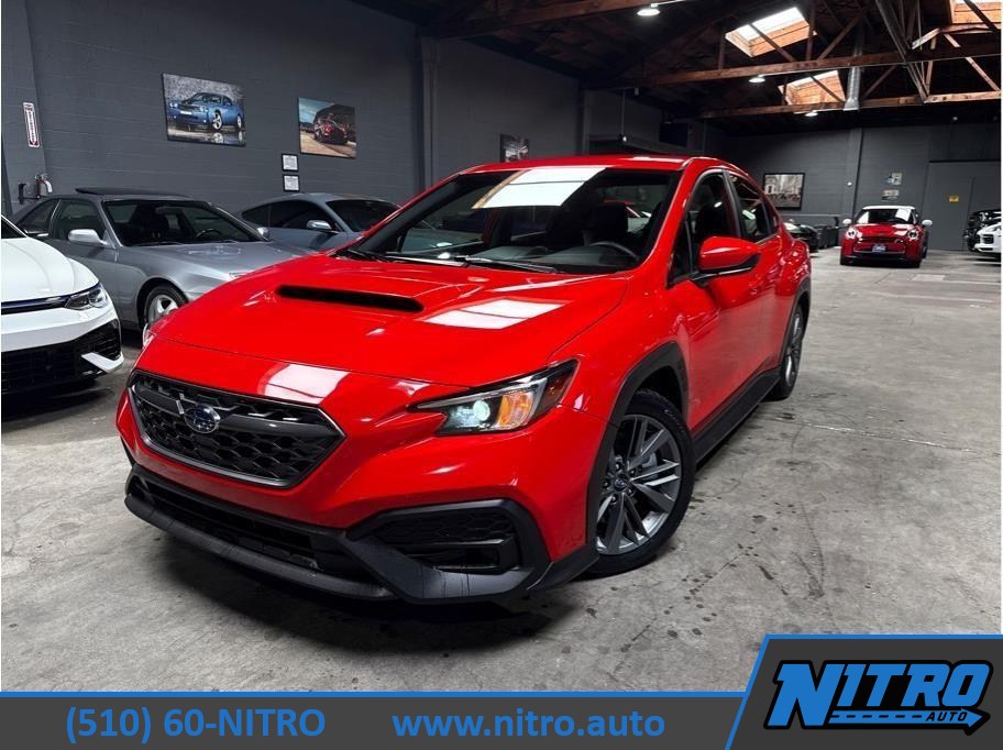 Red 2023 Subaru WRX AWD Sedan All-Wheel Drive 6-Speed Manual