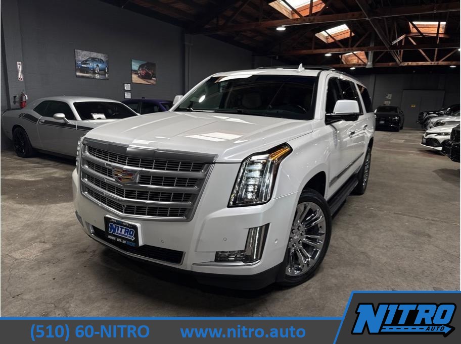 White 2019 Cadillac Escalade ESV SUV / Crossover Four-Wheel Drive