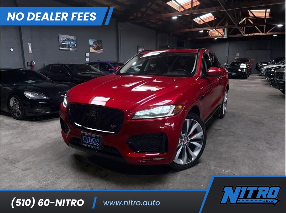 Red 2017 Jaguar F-PACE SUV / Crossover All-Wheel Drive 8-Speed Automatic