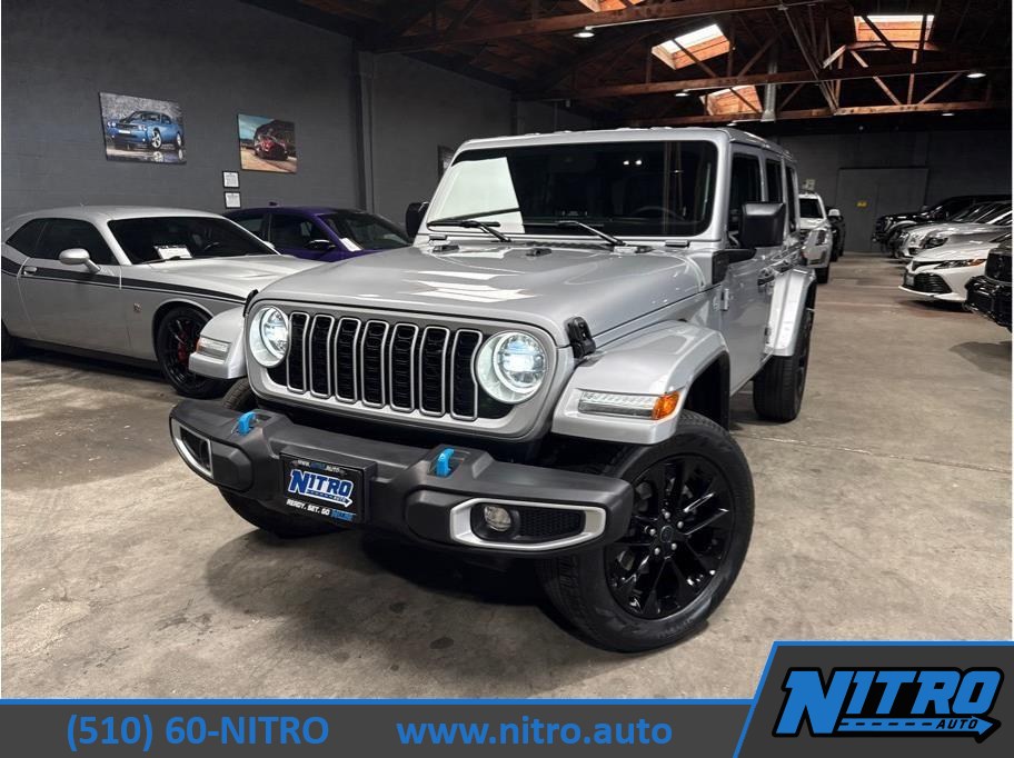 Silver 2024 Jeep Wrangler 4xe SUV / Crossover Four-Wheel Drive 8-Speed Automatic