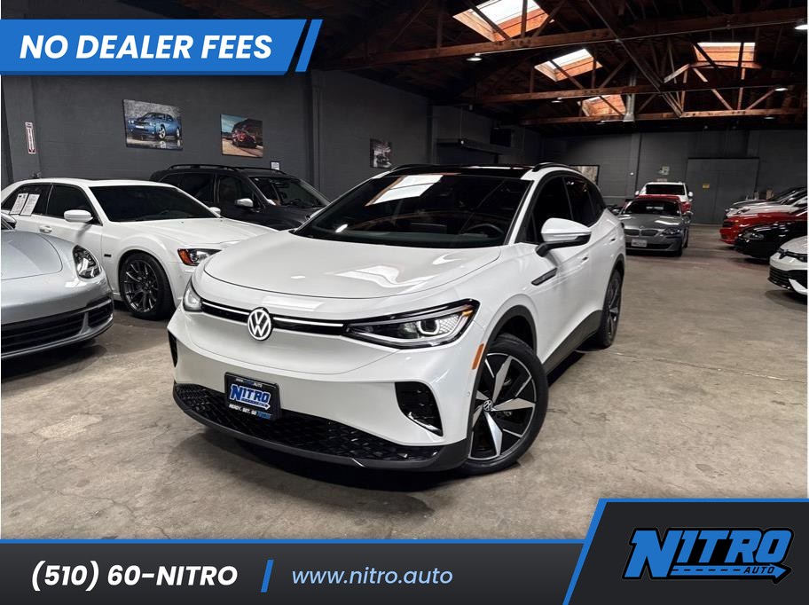 White 2023 Volkswagen ID.4 SUV / Crossover Rear-Wheel Drive Automatic