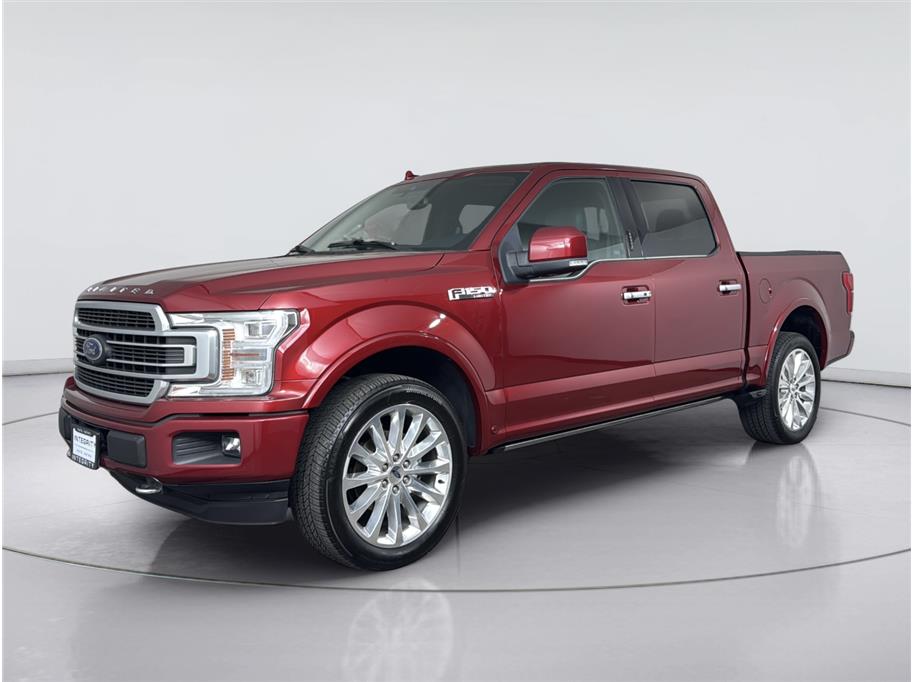 Red 2018 Ford F-150 Pickup Truck Four-Wheel Drive Automatic