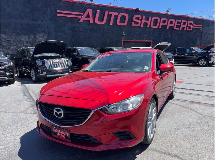 Red 2015 Mazda MAZDA6 Sedan Front-Wheel Drive 6-Speed Automatic