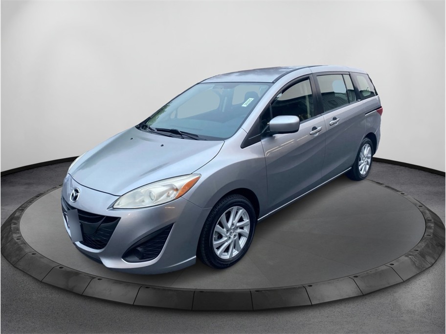 Silver 2012 Mazda MAZDA5 Sport Minivan Front-Wheel Drive 5-Speed Automatic Overdrive