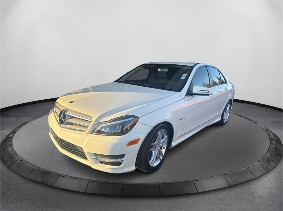 White 2012 Mercedes-Benz C-Class C 250 Luxury Sedan Rear-Wheel Drive 7-Speed Automatic