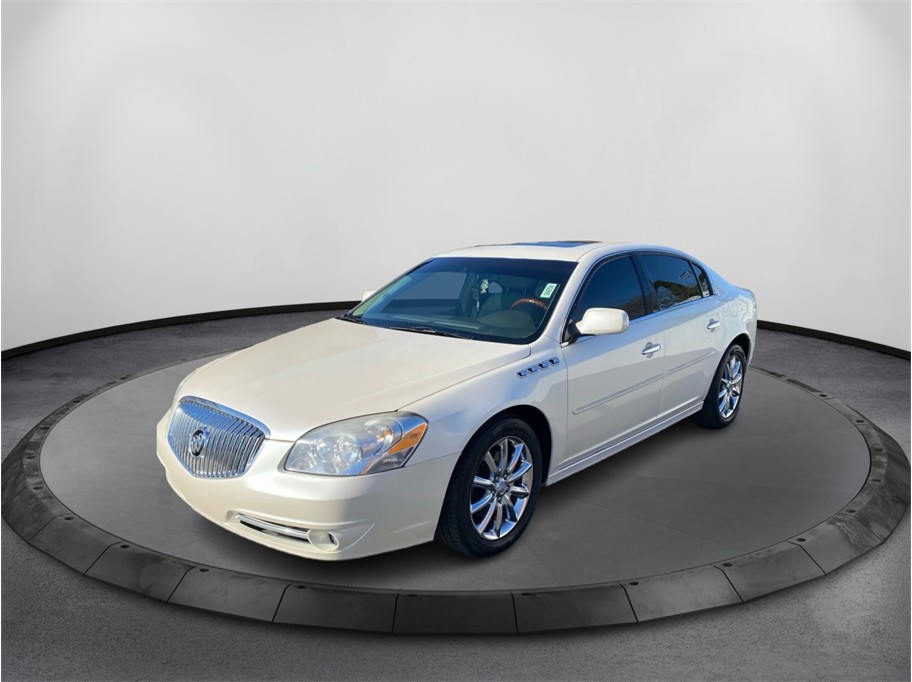 White 2011 Buick Lucerne Super FWD Sedan Front-Wheel Drive 4-Speed Automatic Overdrive