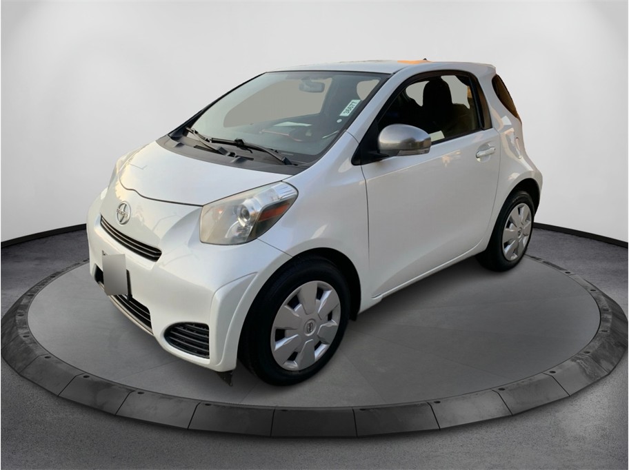 White 2013 Scion iQ Base Hatchback Front-Wheel Drive Continuously Variable Transmission