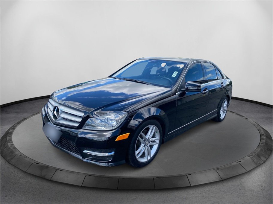 Black 2013 Mercedes-Benz C-Class Sedan Rear-Wheel Drive 7-Speed Automatic