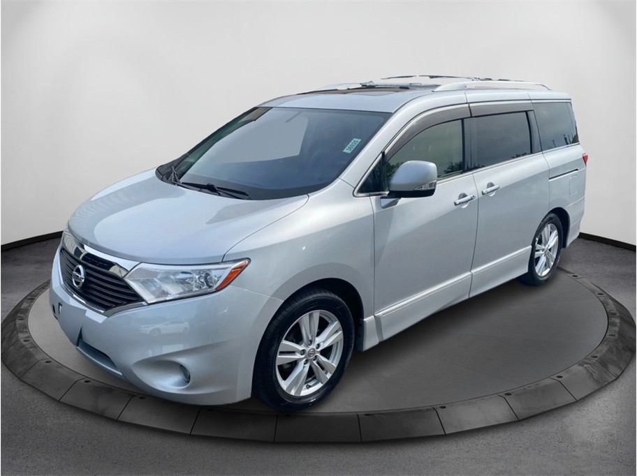 Silver 2013 Nissan Quest 3.5 SL Minivan Front-Wheel Drive Continuously Variable Transmission