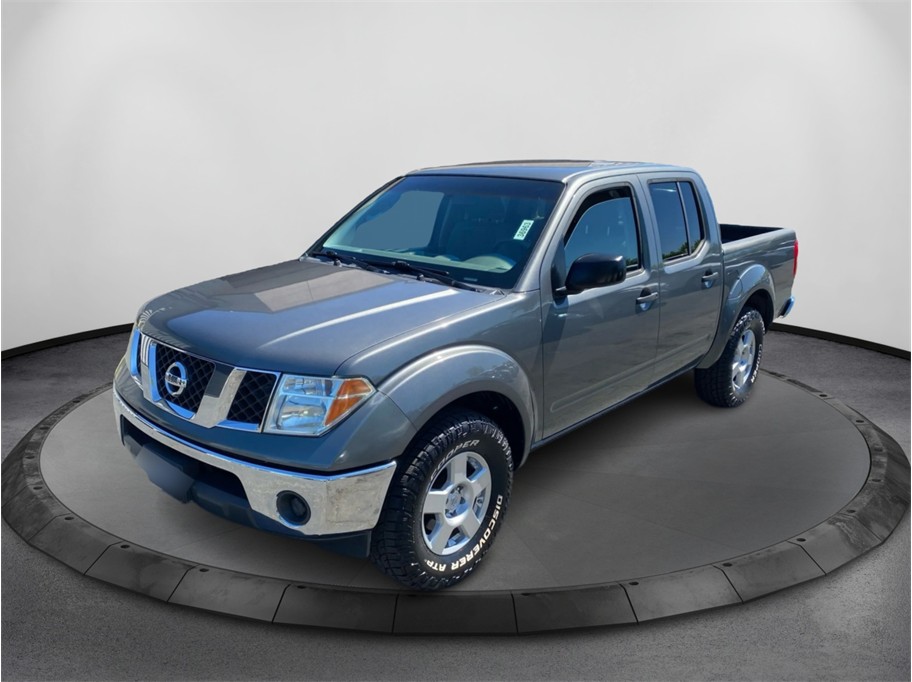 Gray 2008 Nissan Frontier SE Crew Cab Pickup Truck 4X2 5-Speed Automatic Overdrive