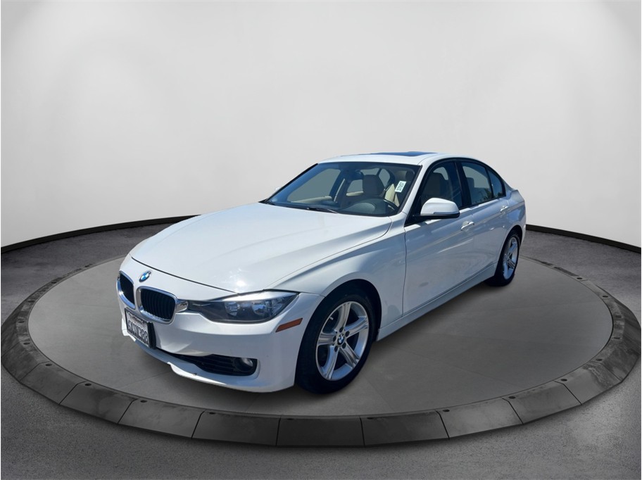 White 2013 BMW 3 Series Sedan Rear-Wheel Drive 8-Speed Automatic