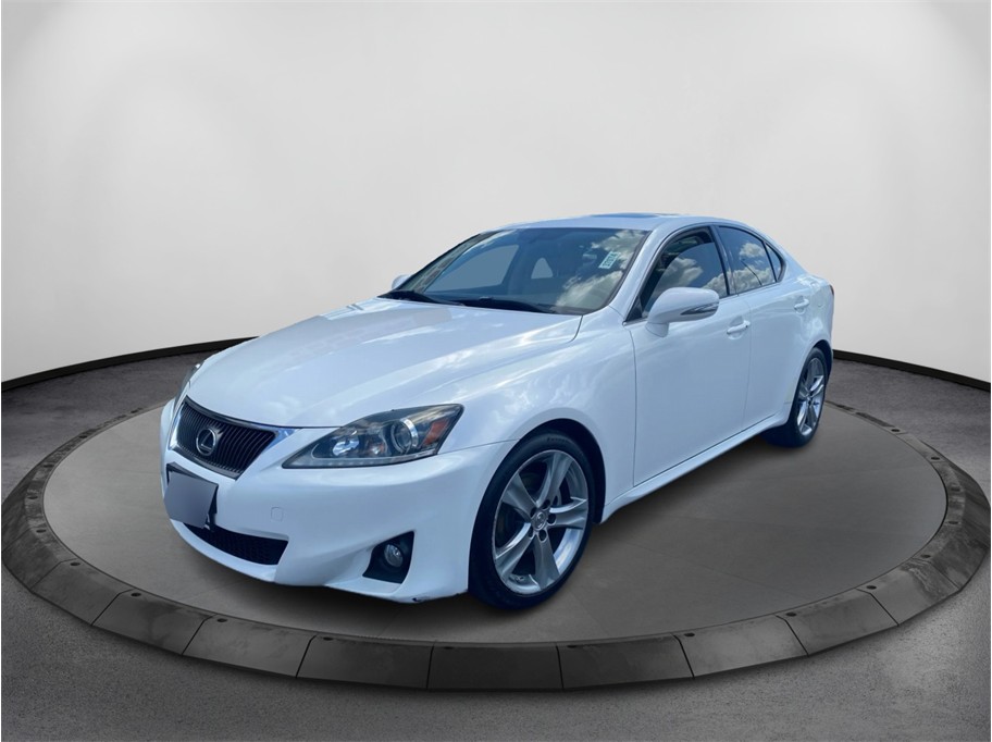 White 2011 Lexus IS Sedan Rear-Wheel Drive 6-Speed Automatic Overdrive