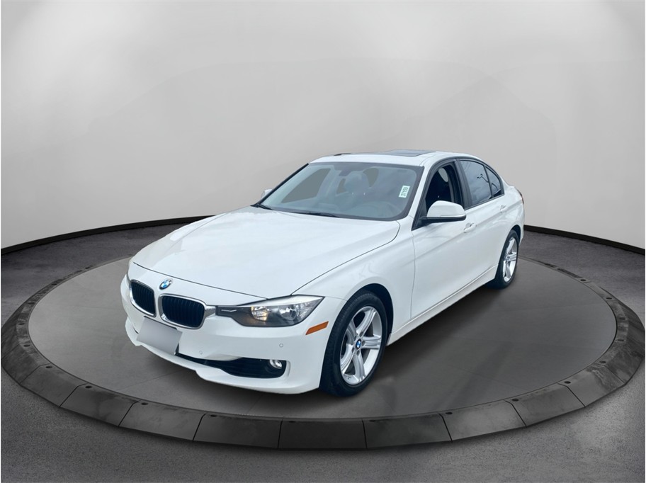 White 2014 BMW 3 Series Sedan Rear-Wheel Drive 8-Speed Automatic