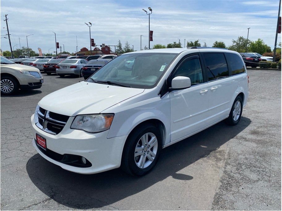 White 2012 Dodge Grand Caravan Minivan Front-Wheel Drive 6-Speed Automatic