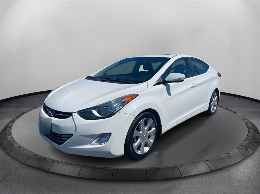 White 2013 Hyundai Elantra Sedan Front-Wheel Drive 6-Speed Automatic