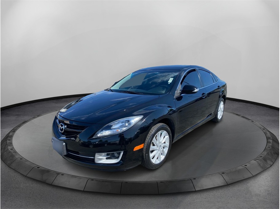 Black 2012 Mazda MAZDA6 Sedan Front-Wheel Drive 5-Speed Automatic