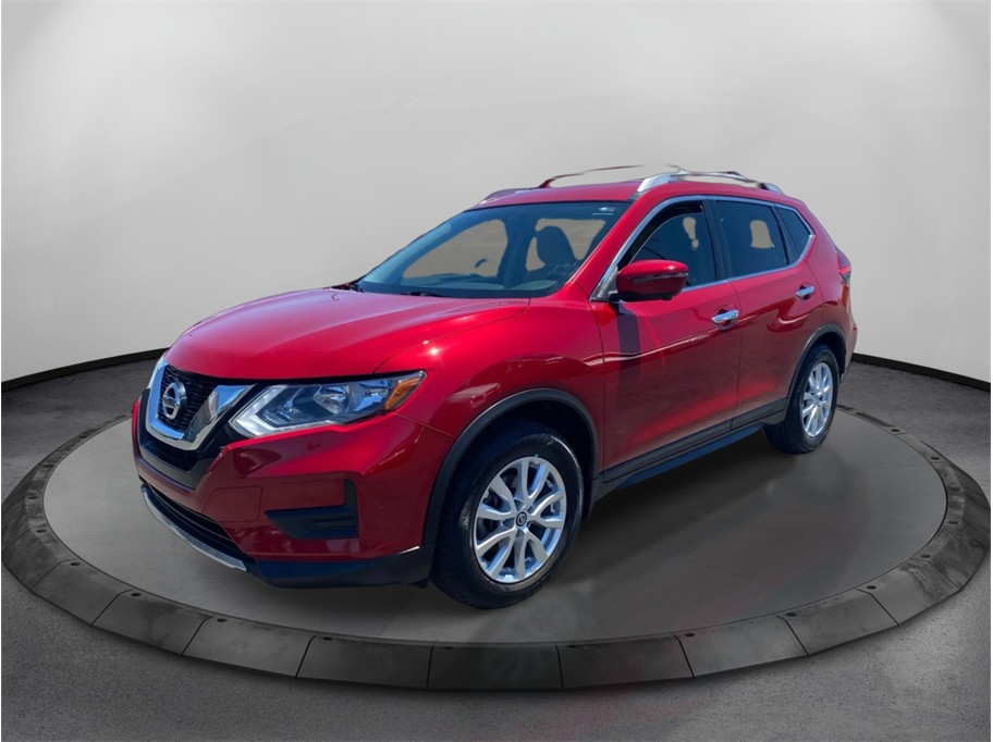 Red 2017 Nissan Rogue SUV / Crossover Front-Wheel Drive Continuously Variable Transmission