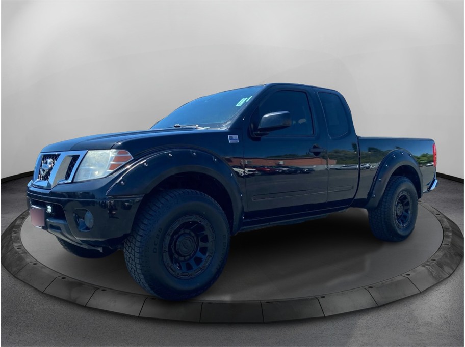 Black 2012 Nissan Frontier Pickup Truck Four-Wheel Drive 5-Speed Automatic