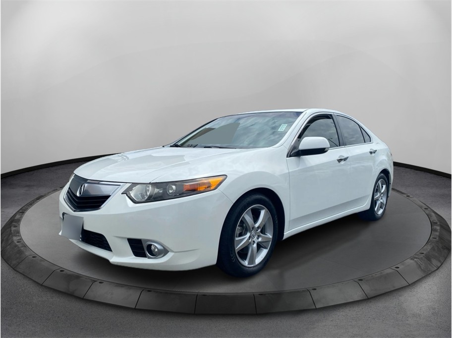 White 2012 Acura TSX Sedan Front-Wheel Drive 5-Speed Automatic