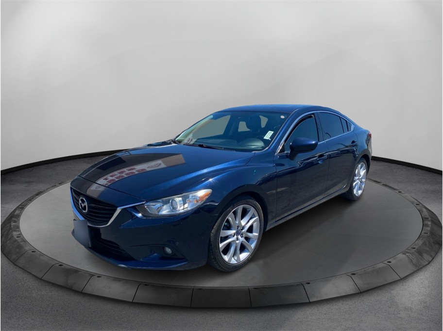Blue 2015 Mazda MAZDA6 Sedan Front-Wheel Drive 6-Speed Automatic