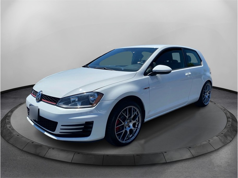 White 2016 Volkswagen Golf GTI Hatchback Front-Wheel Drive 6-Speed Manual