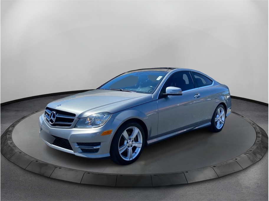 Gray 2014 Mercedes-Benz C-Class Coupe Rear-Wheel Drive 7-Speed Automatic