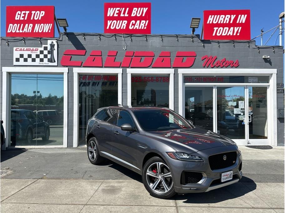 Gray 2019 Jaguar F-PACE SUV / Crossover All-Wheel Drive 8-Speed Automatic