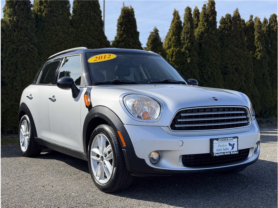 Silver 2012 MINI Countryman FWD SUV / Crossover Front-Wheel Drive 6-Speed Automatic