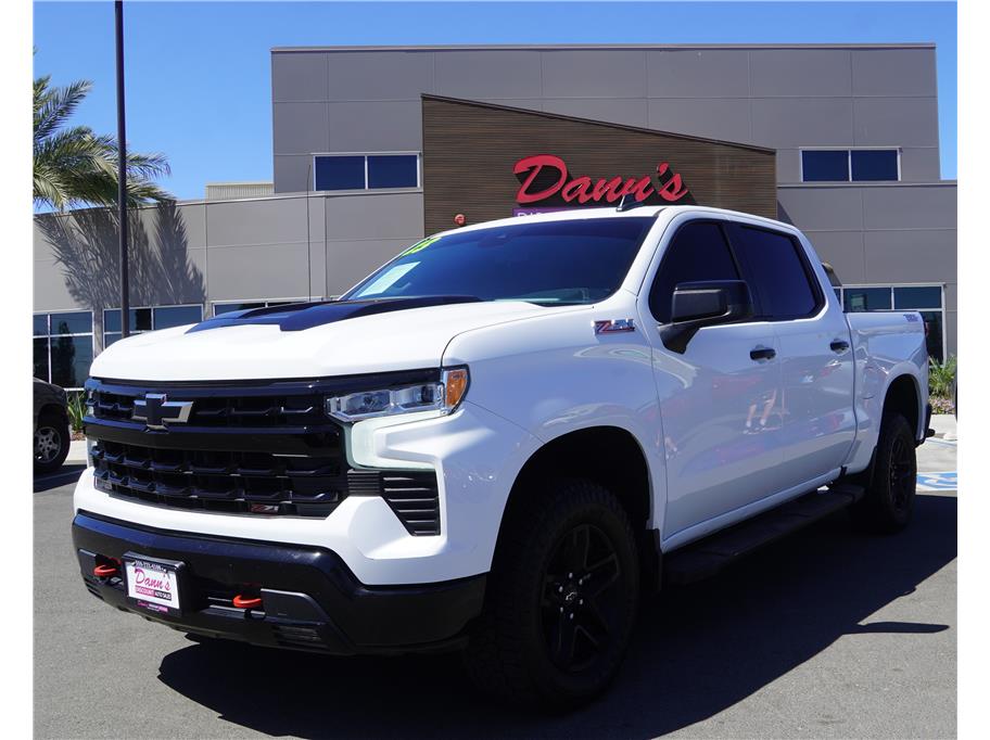 White 2023 Chevrolet Silverado 1500 Pickup Truck Four-Wheel Drive