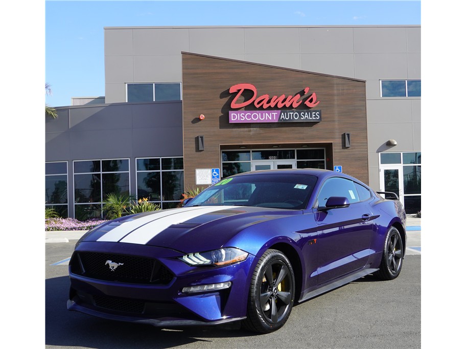 Blue 2020 Ford Mustang Coupe Rear-Wheel Drive Automatic