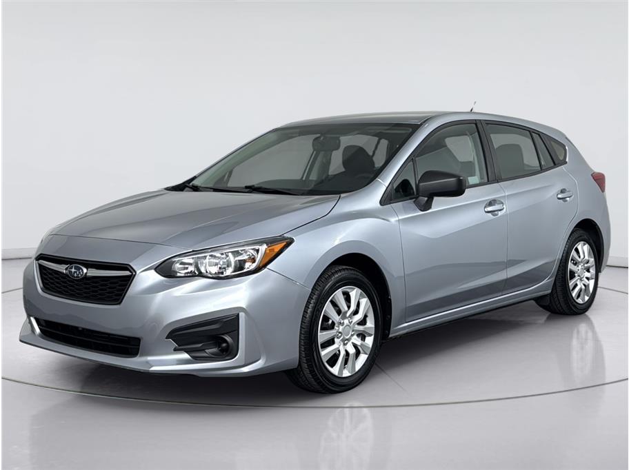 Silver 2018 Subaru Impreza Hatchback All-Wheel Drive Continuously Variable Transmission
