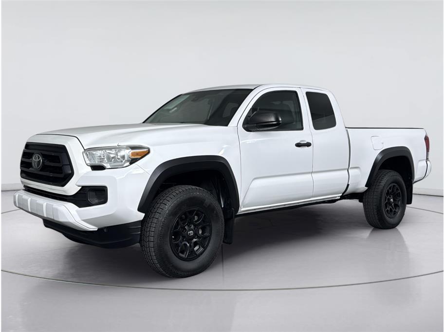 White 2020 Toyota Tacoma Pickup Truck Four-Wheel Drive 6-Speed Automatic