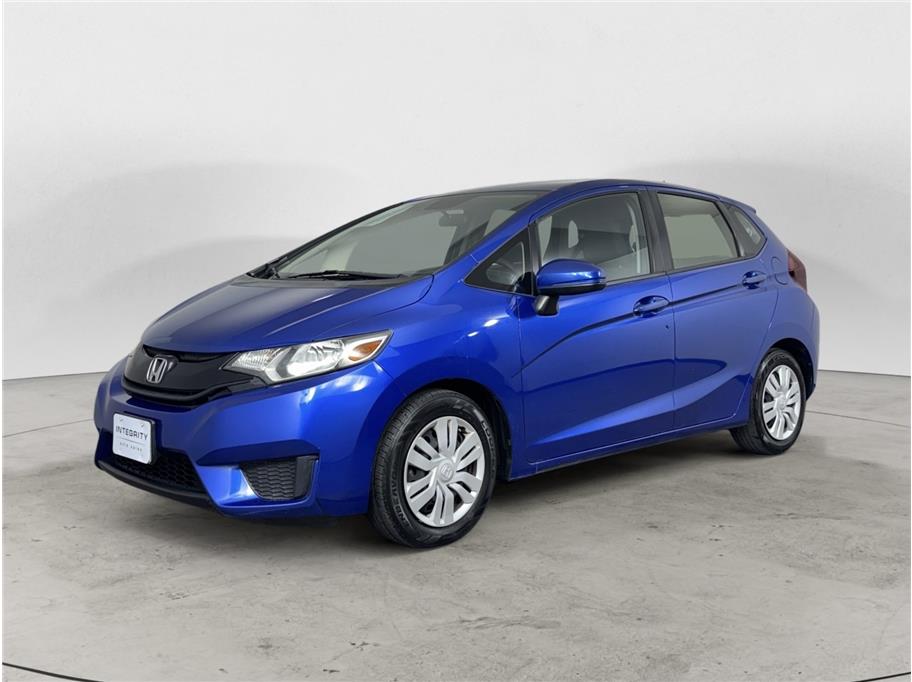 Blue 2016 Honda Fit LX Hatchback Front-Wheel Drive Continuously Variable Transmission