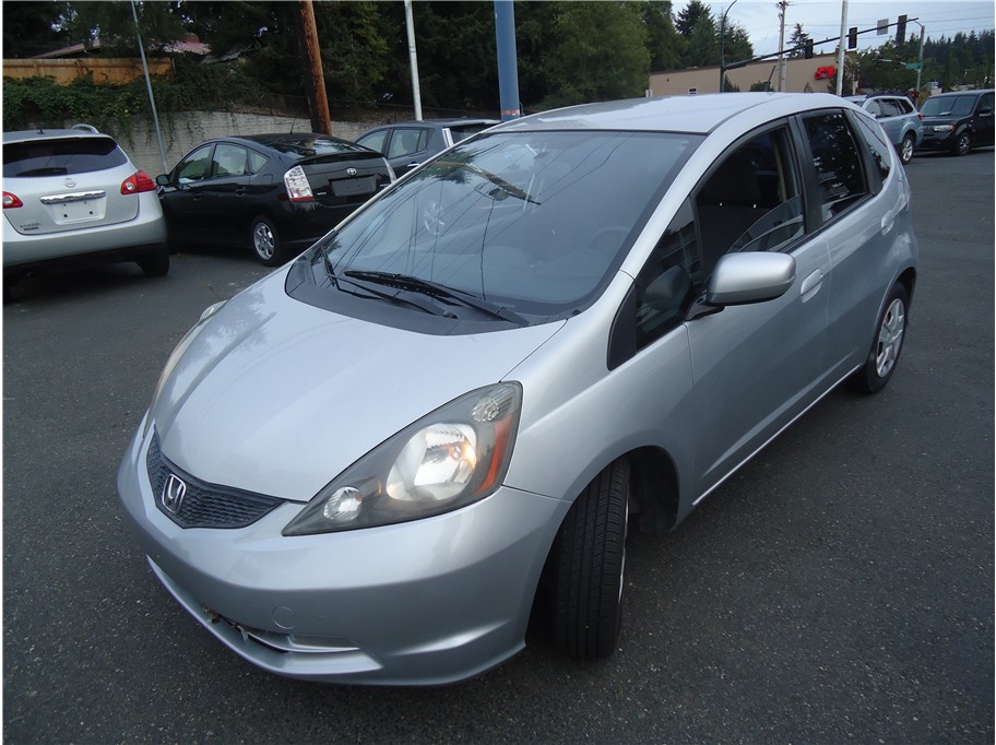 Silver 2013 Honda Fit Hatchback Front-Wheel Drive 5-Speed Automatic