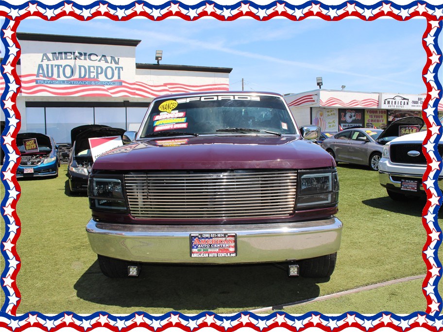 Red (Burgundy) 1994 Ford F-150 Pickup Truck Automatic