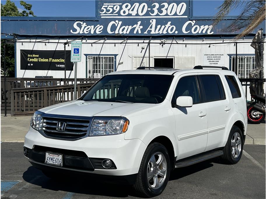 White 2013 Honda Pilot EX-L SUV / Crossover Front-Wheel Drive 5-Speed Automatic