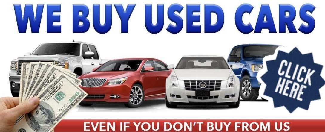 We Buy Used Cars!
