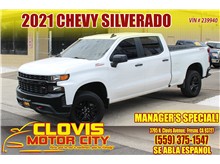 2021 Chevrolet Silverado 1500 Crew Cab Custom Trail Boss Pickup 4D 6 1/2 ft